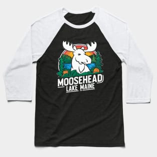 Moosehead Lake Maine Baseball T-Shirt